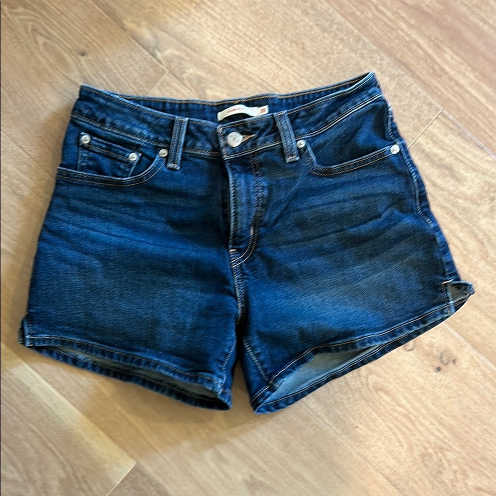 Levi's Blue Jean A- Line Shorts